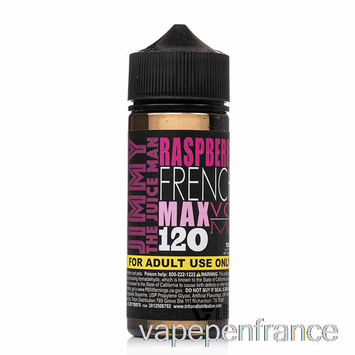 Framboise Française - Jimmy The Juiceman - Stylo Vape 120 Ml 6 Mg